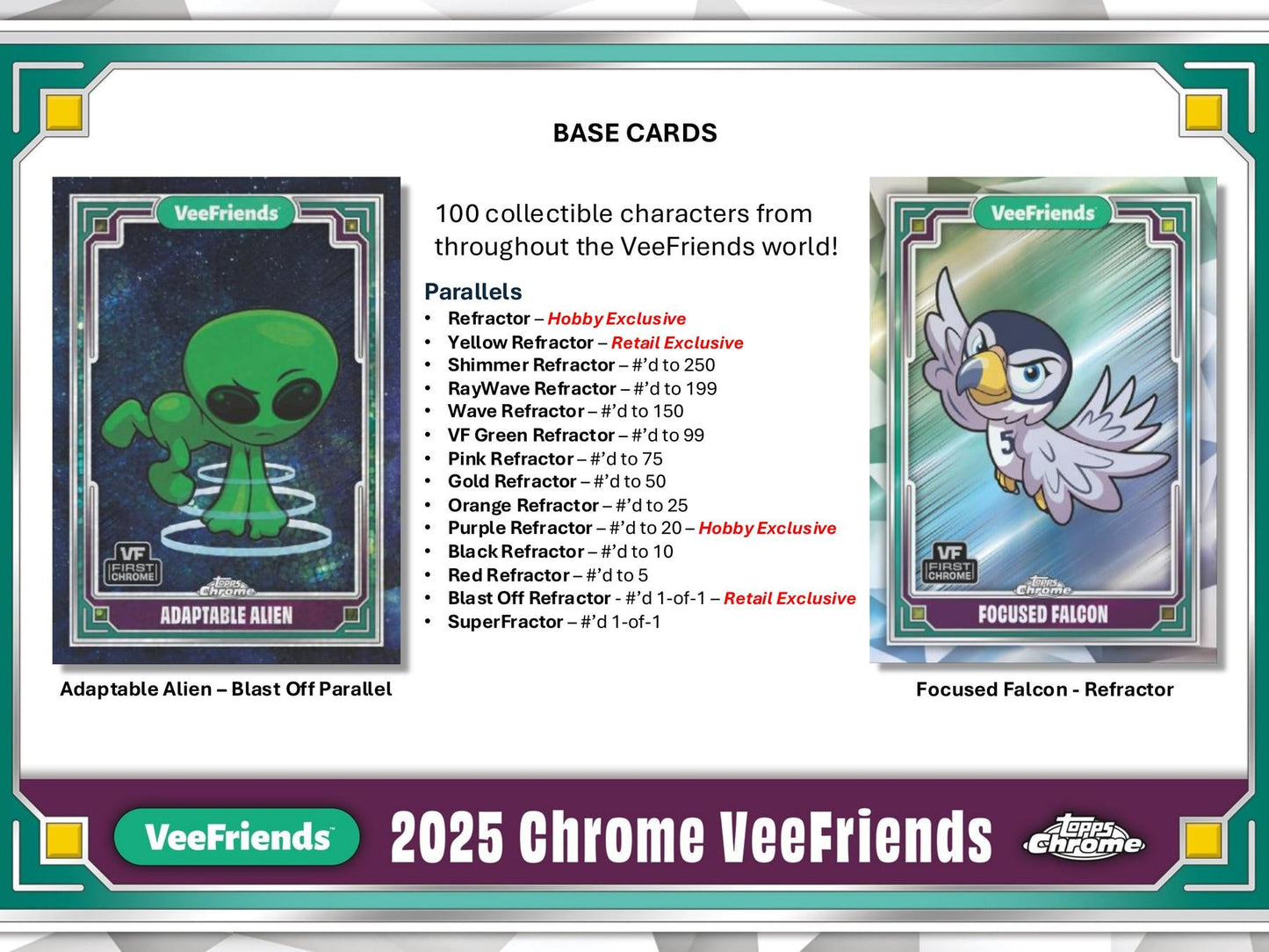 VeeFriends Chrome Hobby Pack (Topps 2025)