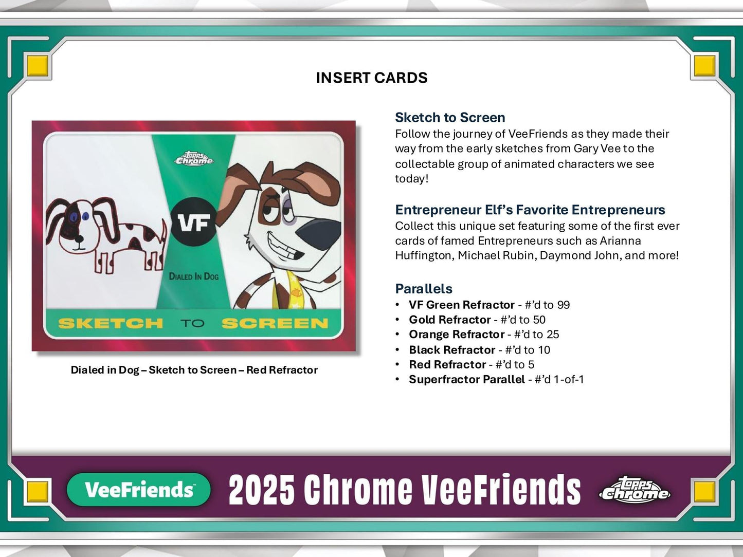 VeeFriends Chrome Hobby Pack (Topps 2025)