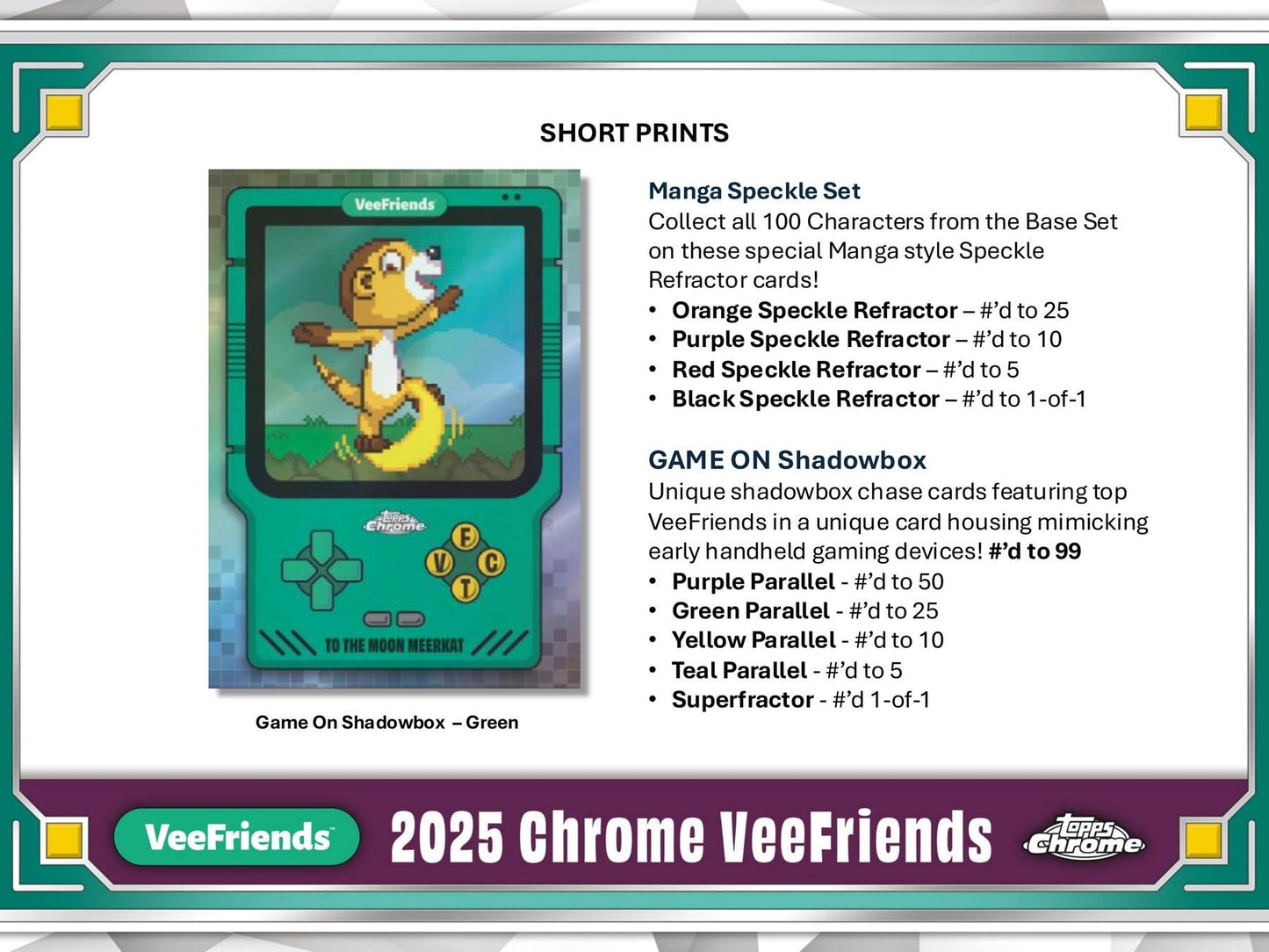 VeeFriends Chrome Hobby Pack (Topps 2025)