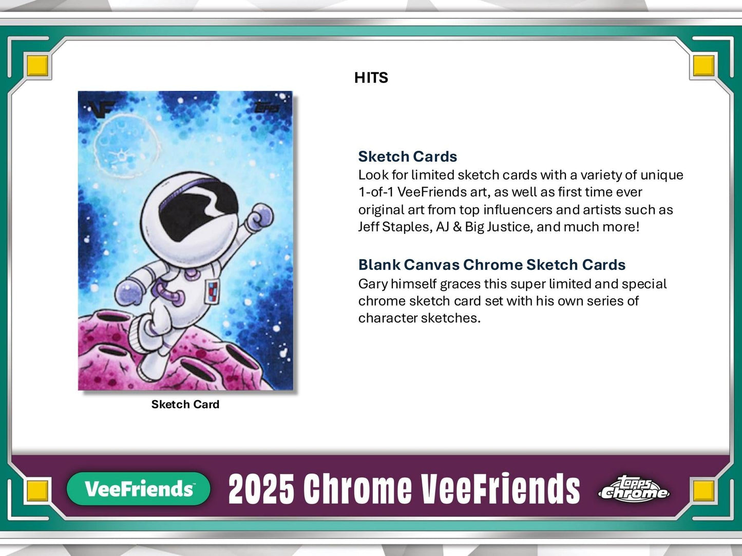 VeeFriends Chrome Hobby Pack (Topps 2025)