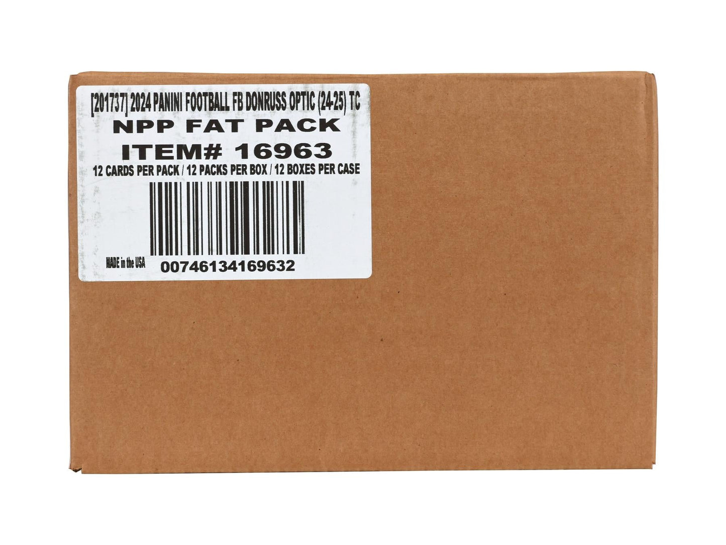 2024 Panini Donruss Optic Football Jumbo Value 12-Pack