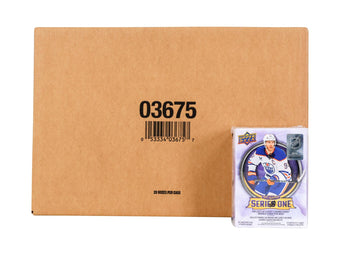 compare product 2025/26 Upper Deck Series 1 Hockey 4-Pack Blaster