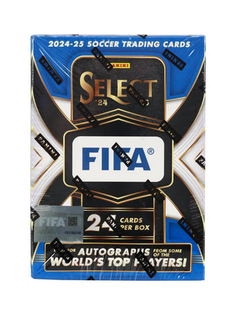 compare product 2024-25 Panini Select FIFA Soccer Hobby Blaster 20 Box Case