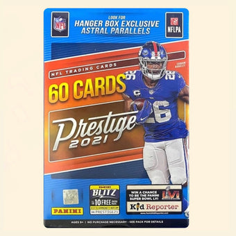 compare product 2021 Panini Prestige Football Retail Hanger Box