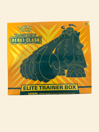 compare product Pokemon Sword and Shield Rebel Clash Elite Trainer Box