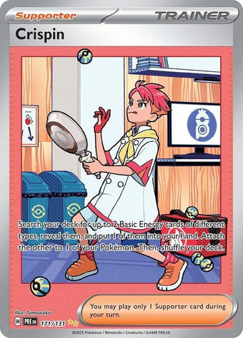 compare product Pokemon SV: Prismatic Evolutions 171/131 Crispin  Near Mint
