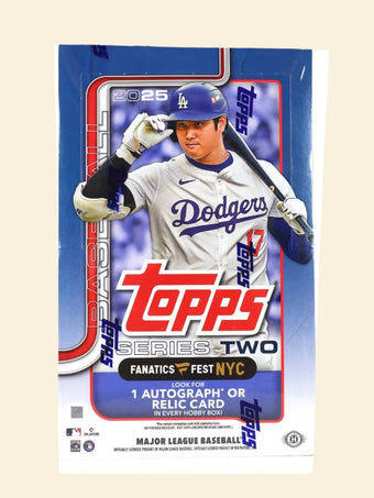 compare product 2025 Topps Series 2 Fanatics Fest NYC Exclusive Baseball Hobby Box