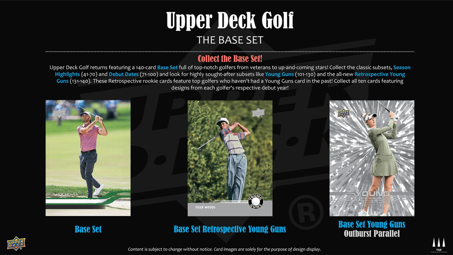 2026 Upper Deck Golf 4-Pack Blaster