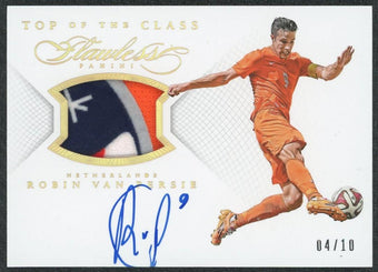 compare product 2015/16 Panini Flawless Robin Van Persie Patch Auto /10