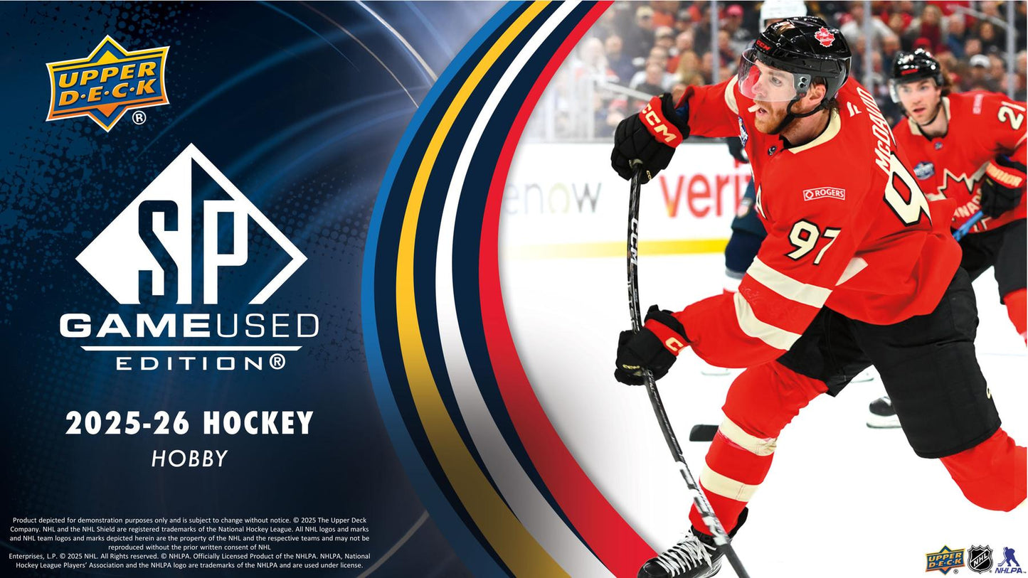 2025/26 Upper Deck SP Game Used Hockey Hobby