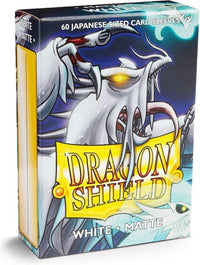 Dragon Shield Card Sleeves - Japanese Matte White (60)