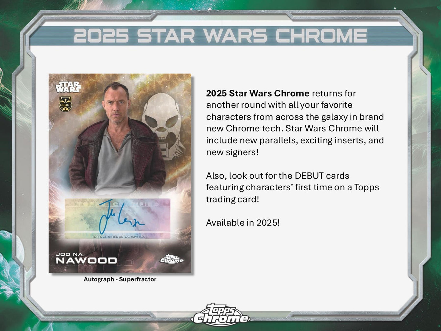 Star Wars Chrome 8-Pack Blaster (Topps 2025)