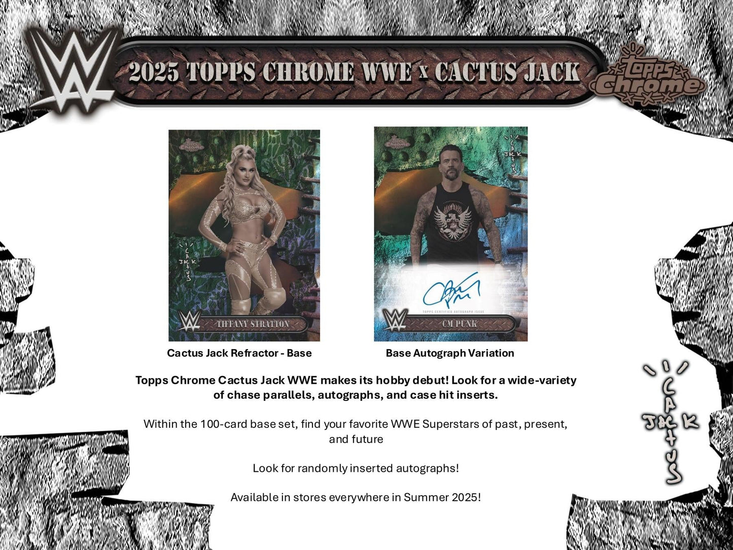 2025 Topps Chrome WWE x Cactus Jack Hobby