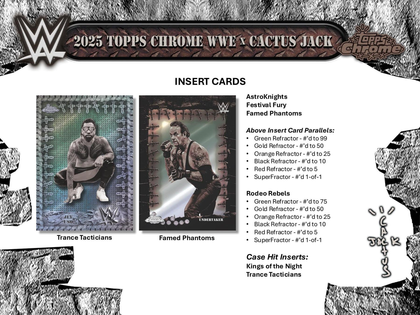 2025 Topps Chrome WWE x Cactus Jack Hobby