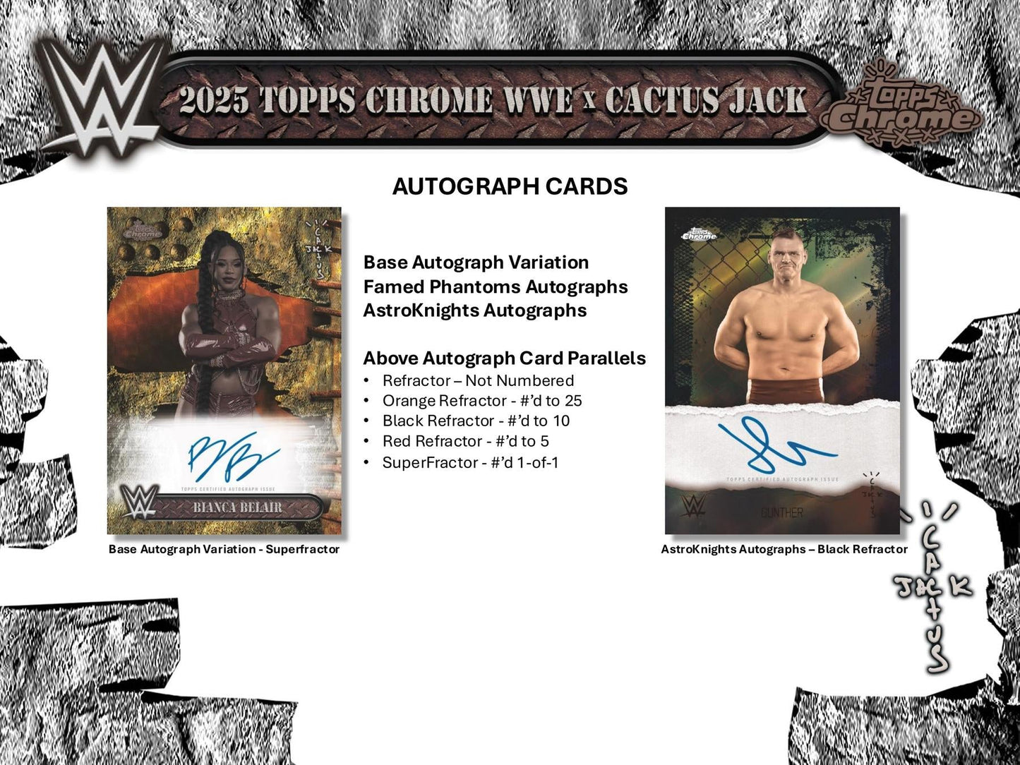 2025 Topps Chrome WWE x Cactus Jack Hobby