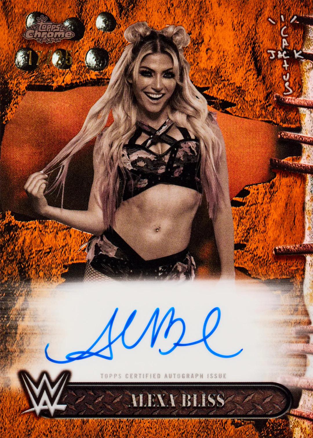 2025 Topps Chrome WWE x Cactus Jack Hobby
