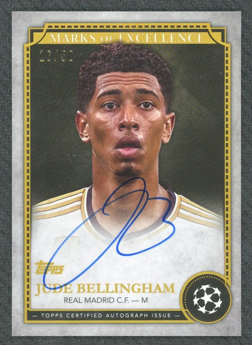 2024 Topps Finest Jude Bellingham Marks of Excellence /50