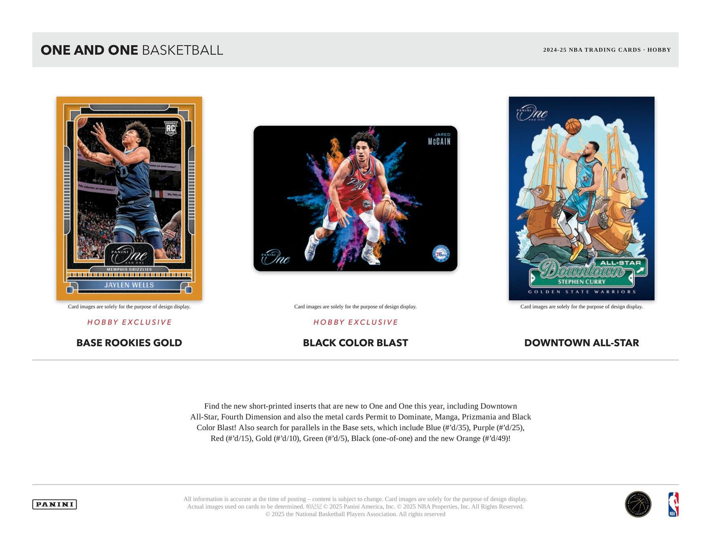 2024/25 Panini One and One Basketball Hobby