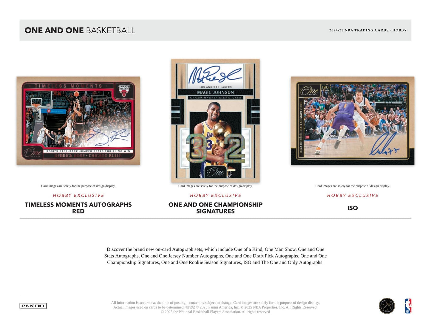 2024/25 Panini One and One Basketball Hobby
