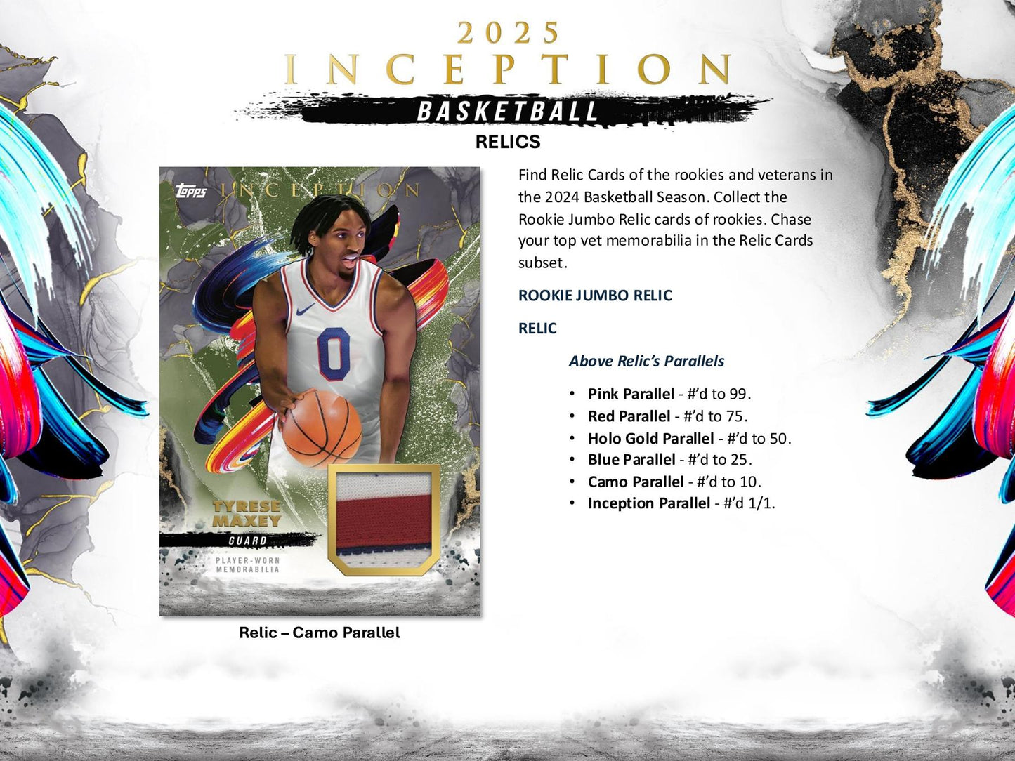 2024/25 Topps Inception Basketball Hobby