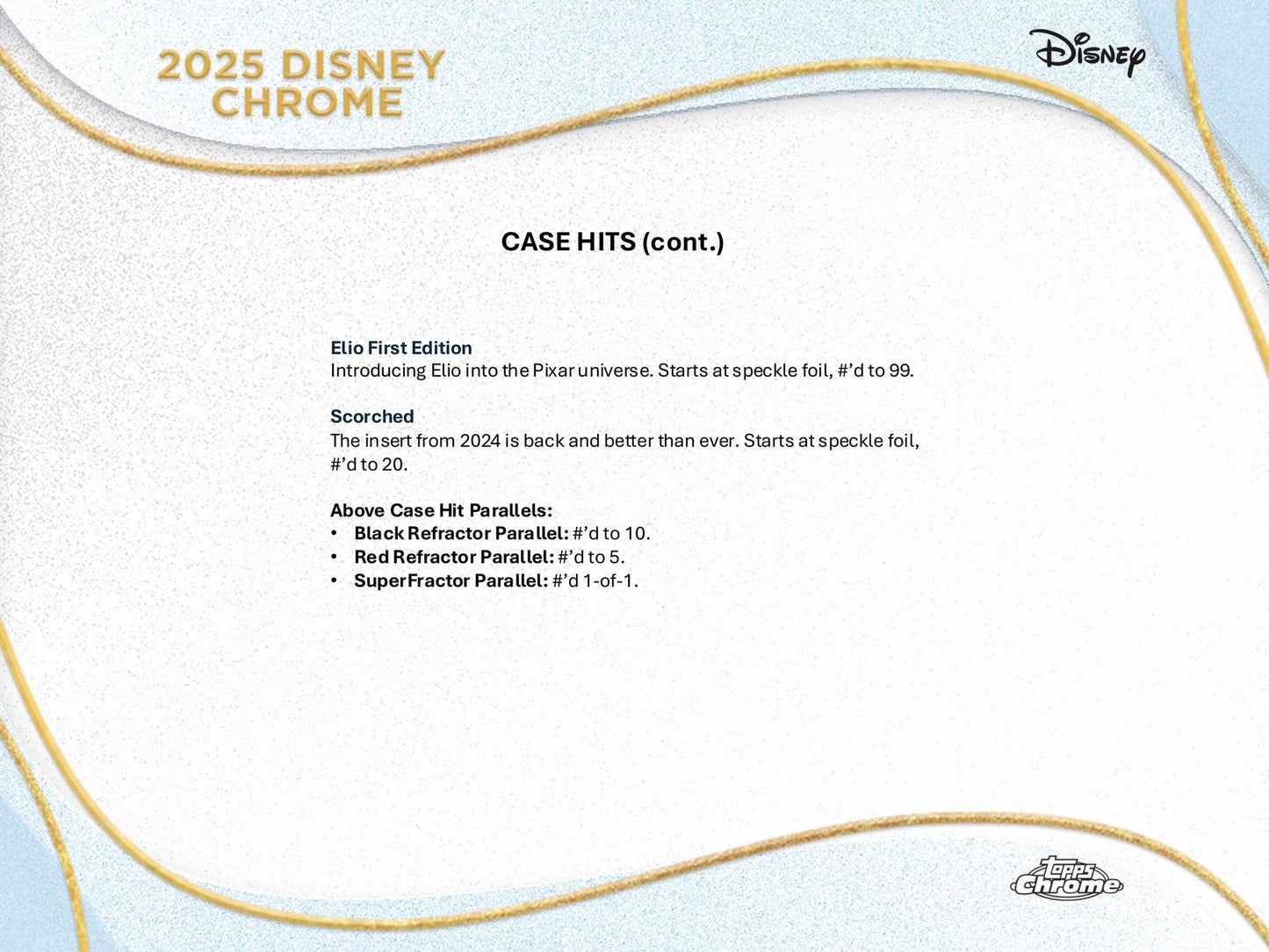 Disney Chrome Hobby (Topps 2025)