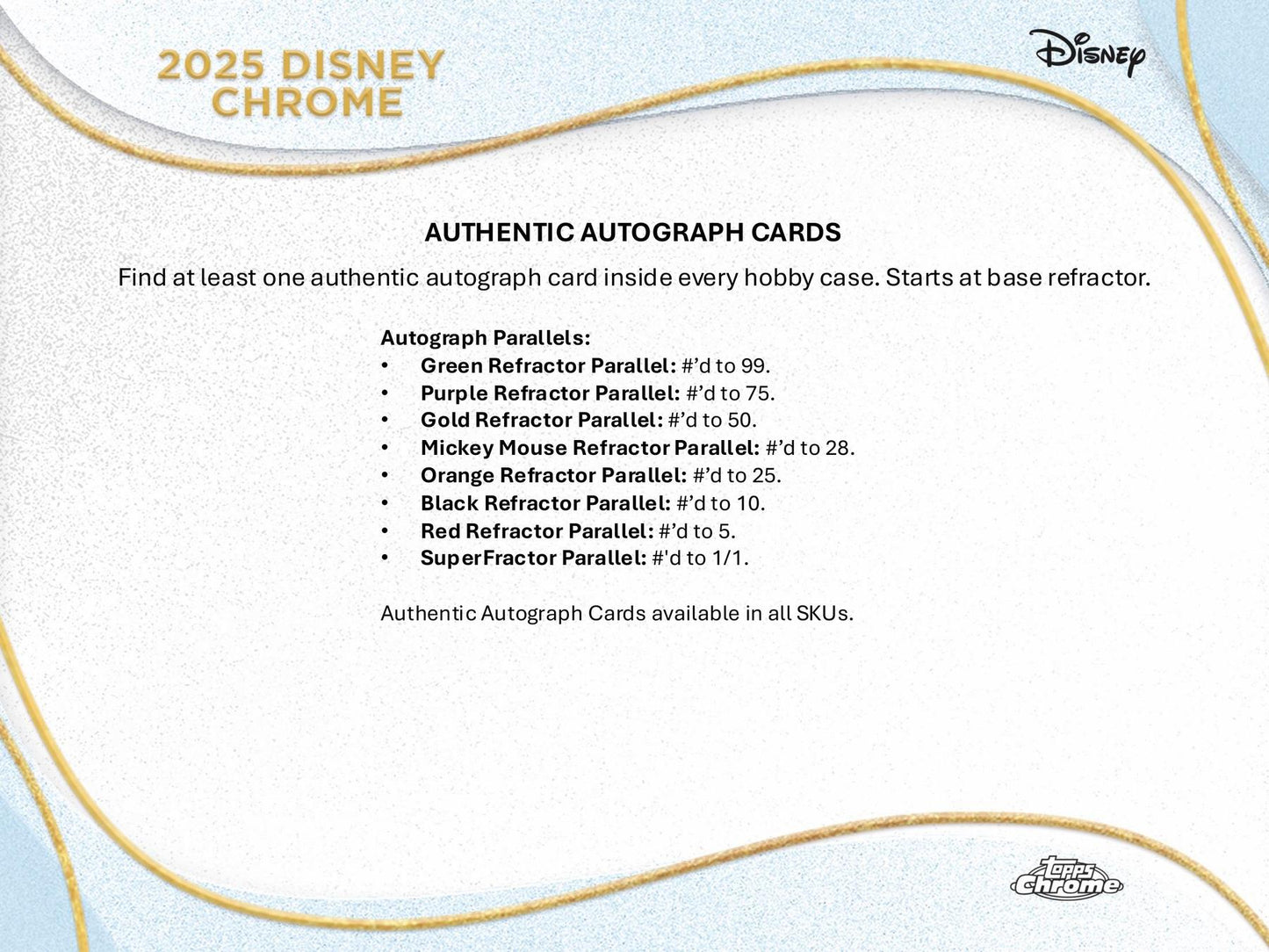 Disney Chrome Mega (Topps 2025)