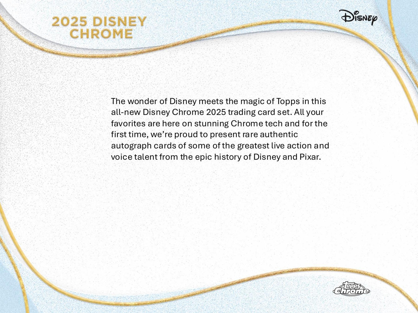 Disney Chrome 7-Pack Blaster (Topps 2025)