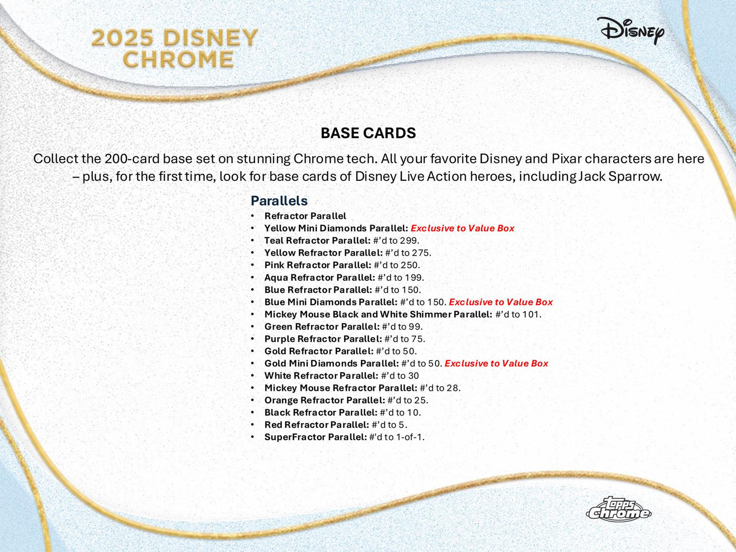 Disney Chrome 7-Pack Blaster (Topps 2025)