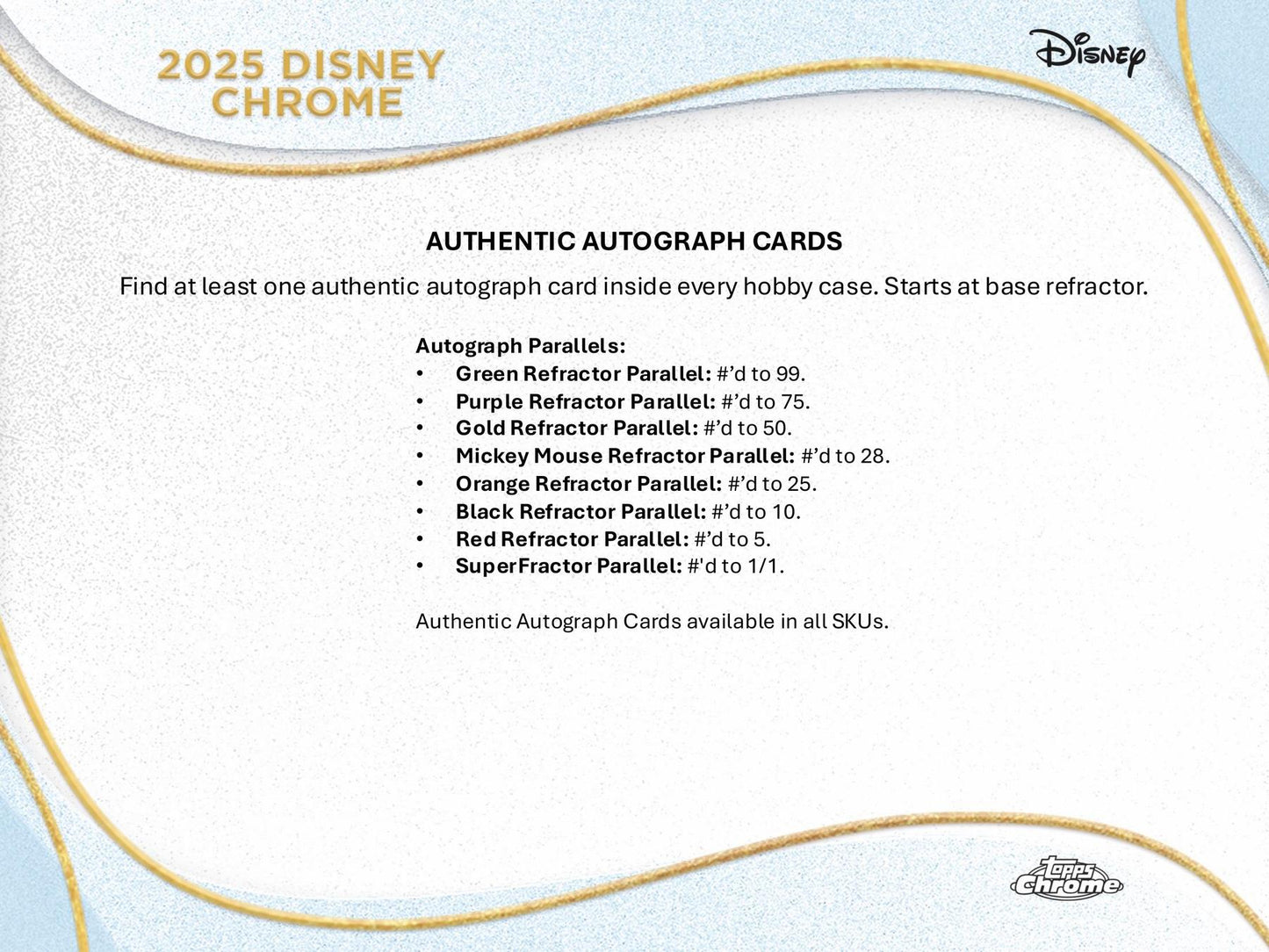 Disney Chrome 7-Pack Blaster (Topps 2025)