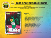 SpongeBob Chrome 25th Anniversary 7-Pack Blaster (Topps 2025)
