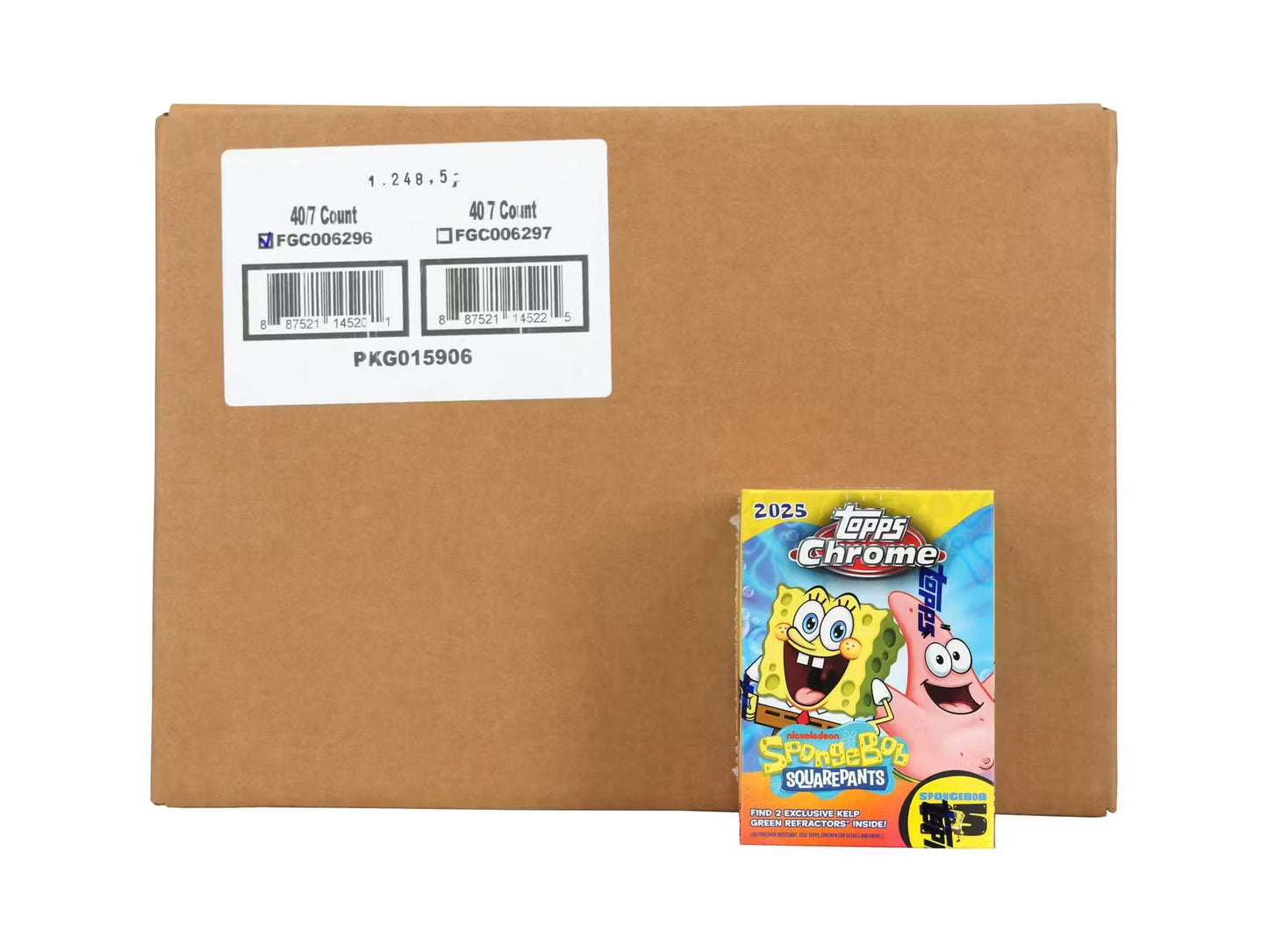 SpongeBob Chrome 25th Anniversary 7-Pack Blaster (Topps 2025)