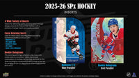 2025/26 Upper Deck SPx Hockey Hobby