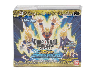 compare product Dragon Ball Super TCG: Masters Ultra Bout Three Glorious Fighters (B30) Booster