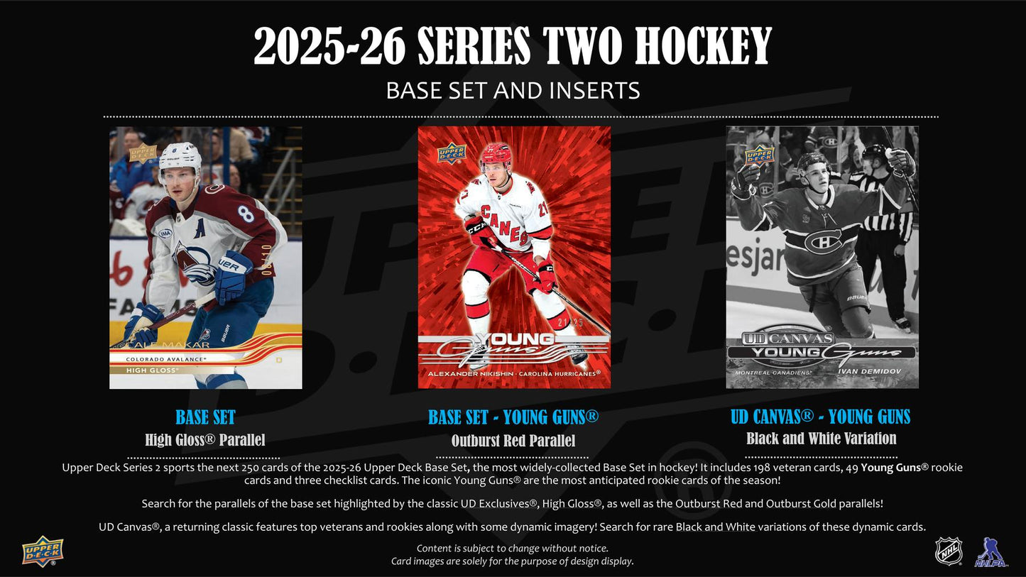2025/26 Upper Deck Series 2 Hockey Hobby