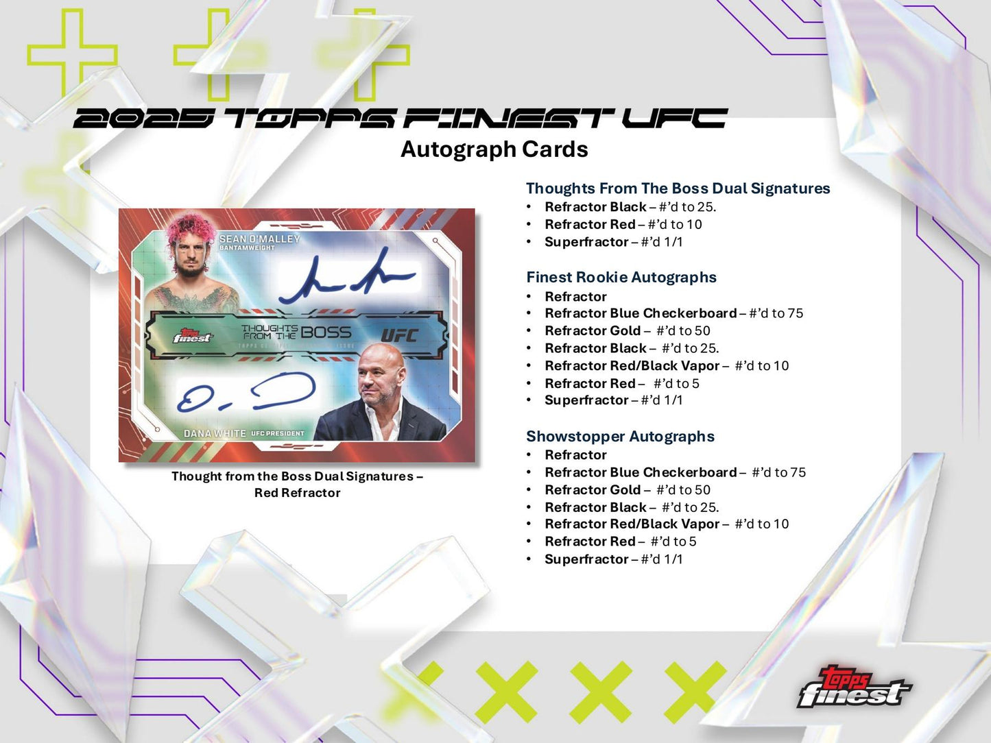 2025 Topps UFC Finest Hobby