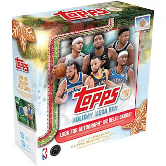 compare product 2025-26 Topps Holiday Basketball Mega 20 Box Case