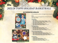 2025/26 Topps Holiday Basketball Mega