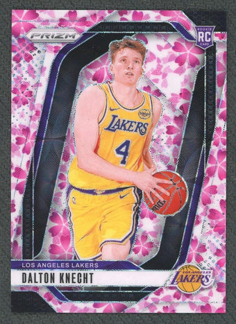 compare product 2024/25 Panini Prizm Dalton Knecht Cherry Blossom Rookie /20