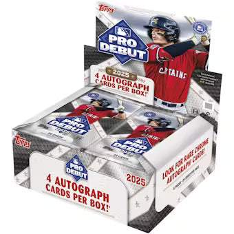 compare product 2025 Topps Pro Debut Baseball Hobby Jumbo 8 Box Case
