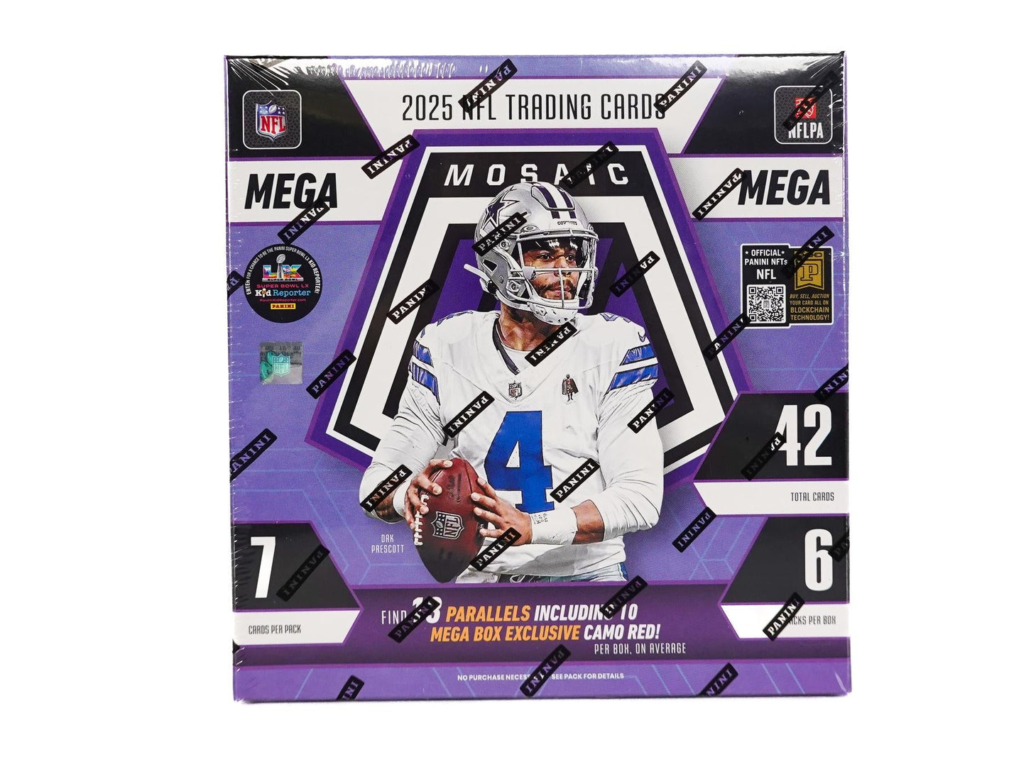 2025 Panini Mosaic Football Hobby Mega
