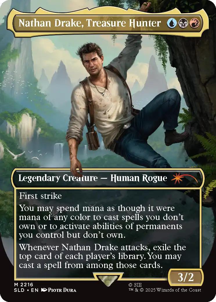 Magic the Gathering Secret Lair x Uncharted