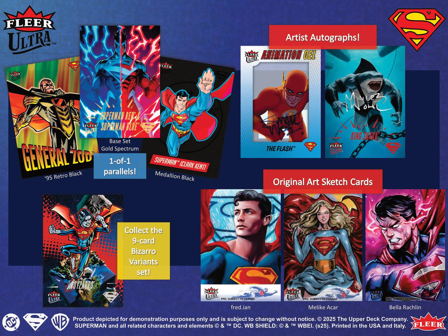 2025 Upper Deck Fleer Ultra Superman Hobby