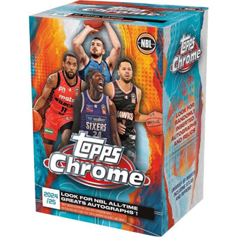 compare product 1x FREE - 24/25 Topps Chrome NBL Basketball Blaster