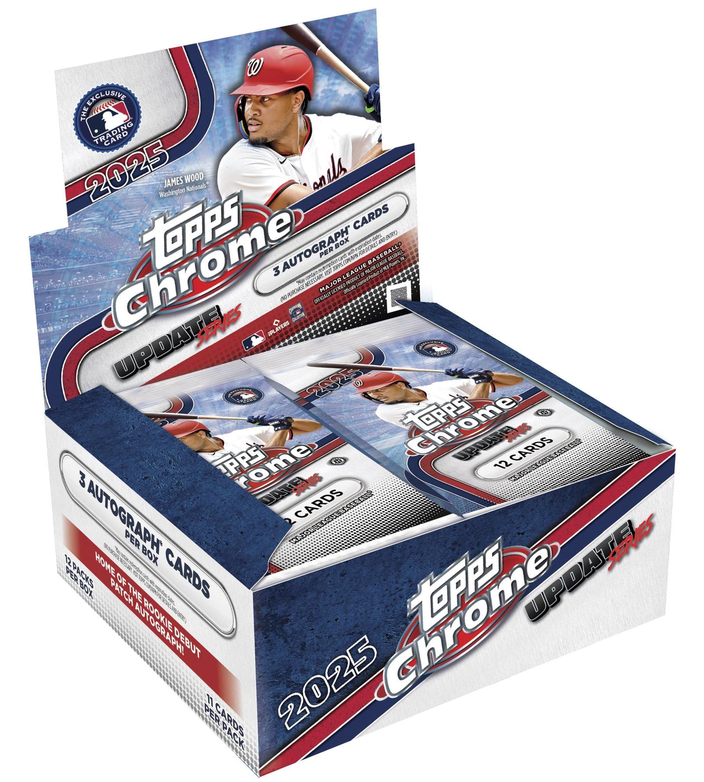 2025 Topps Chrome Update Series Baseball Hobby Jumbo Pack