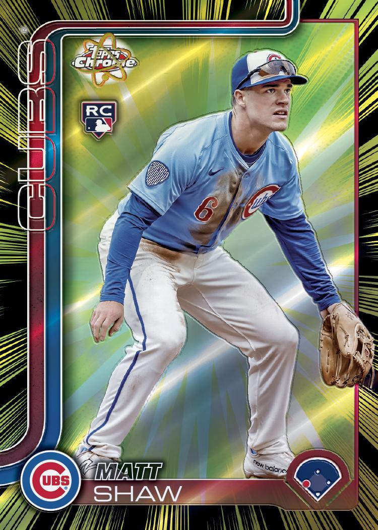 2025 Topps Chrome Update Series Baseball 7-Pack Blaster