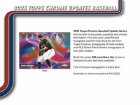 2025 Topps Chrome Update Series Baseball Hobby Jumbo Pack
