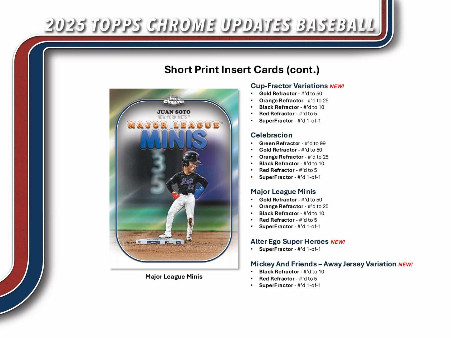 2025 Topps Chrome Update Series Baseball Hobby Jumbo Pack