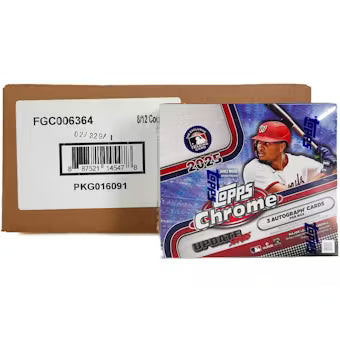 compare product 2025 Topps Chrome Update Series Baseball Hobby Jumbo Pack