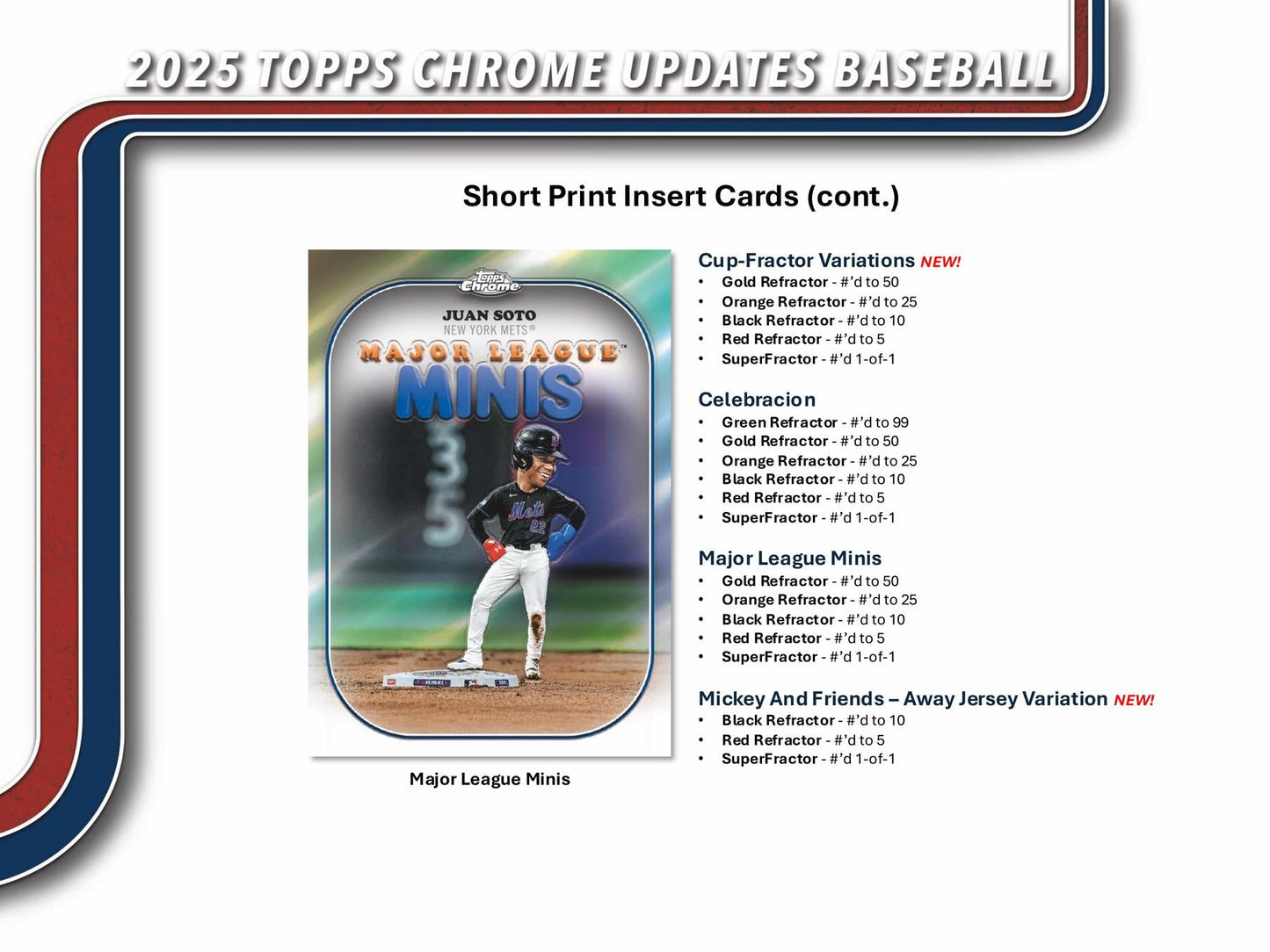 2025 Topps Chrome Update Series Baseball Mega