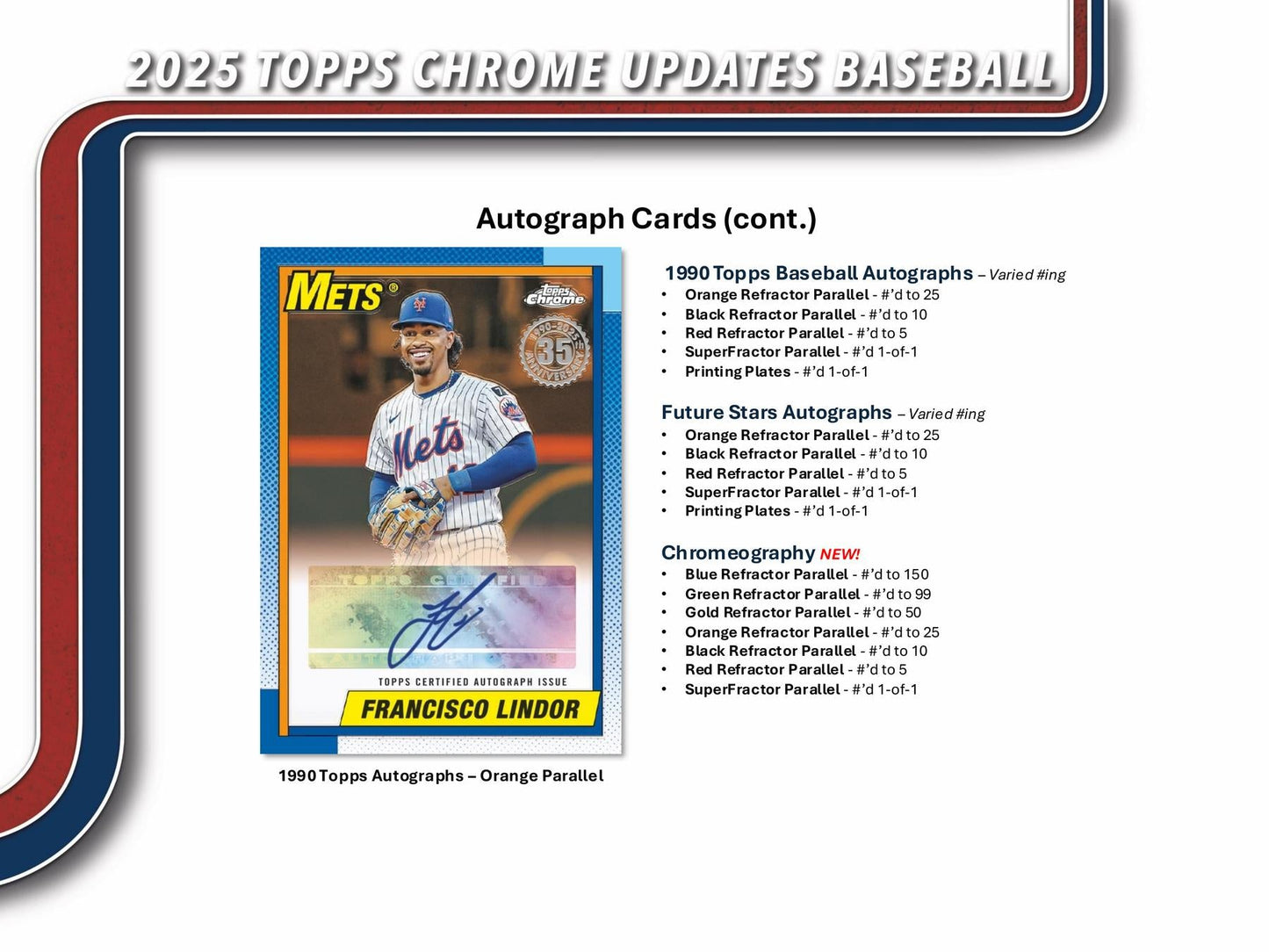 2025 Topps Chrome Update Series Baseball Mega